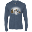 T-Shirts Indigo / X-Small Are These Droids Triblend Long Sleeve Hoodie Tee
