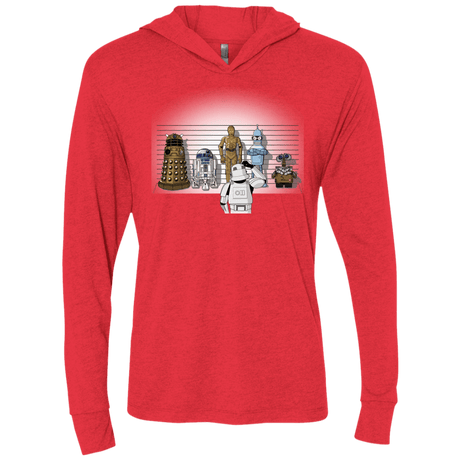 T-Shirts Vintage Red / X-Small Are These Droids Triblend Long Sleeve Hoodie Tee
