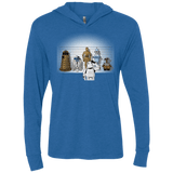 T-Shirts Vintage Royal / X-Small Are These Droids Triblend Long Sleeve Hoodie Tee
