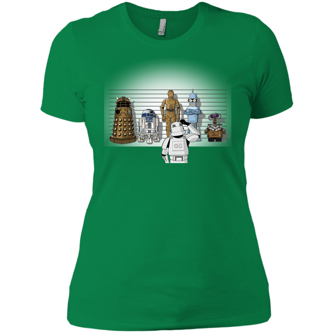 T-Shirts Kelly Green / X-Small Are These Droids Women's Premium T-Shirt