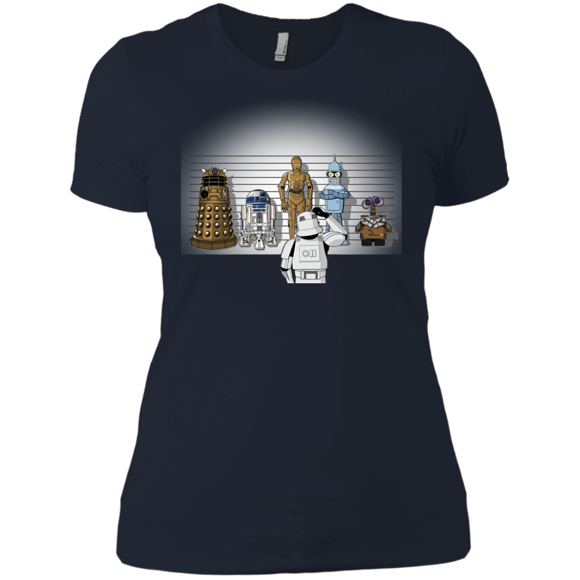 T-Shirts Midnight Navy / X-Small Are These Droids Women's Premium T-Shirt