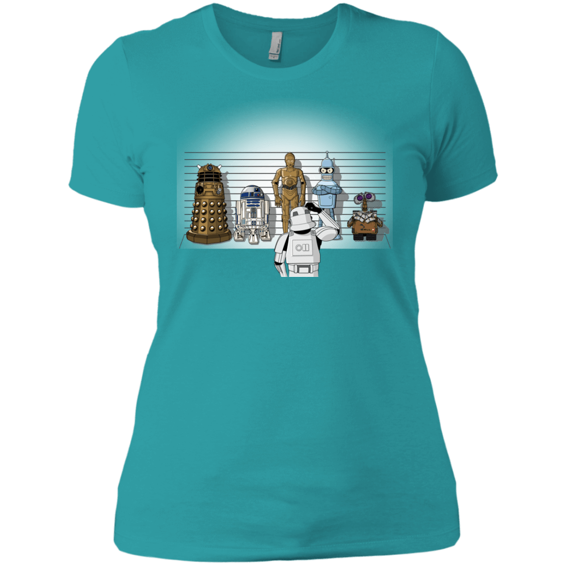 T-Shirts Tahiti Blue / X-Small Are These Droids Women's Premium T-Shirt