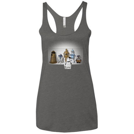 T-Shirts Premium Heather / X-Small Are These Droids Women's Triblend Racerback Tank