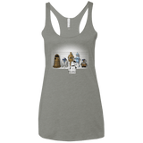 T-Shirts Venetian Grey / X-Small Are These Droids Women's Triblend Racerback Tank