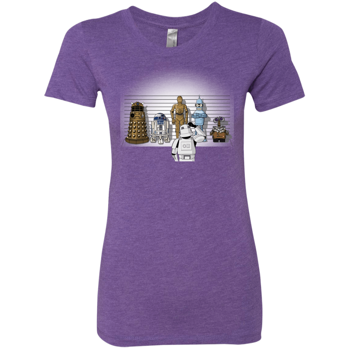 T-Shirts Purple Rush / Small Are These Droids Women's Triblend T-Shirt