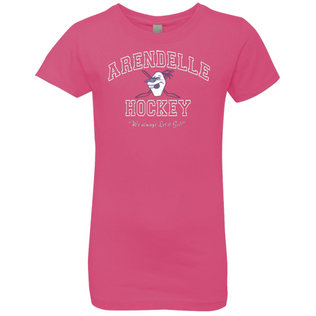T-Shirts Hot Pink / YXS Arendelle University Girls Premium T-Shirt