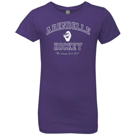 T-Shirts Purple Rush / YXS Arendelle University Girls Premium T-Shirt