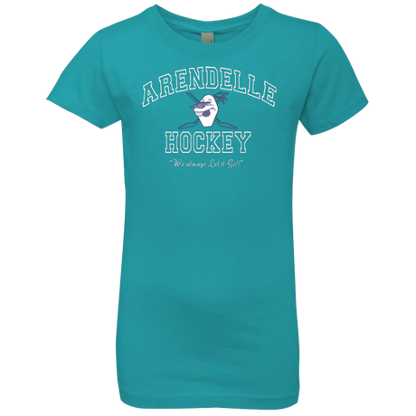 T-Shirts Tahiti Blue / YXS Arendelle University Girls Premium T-Shirt