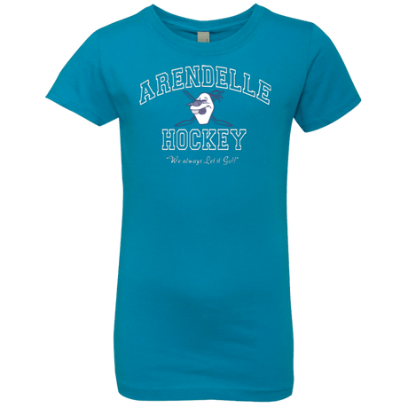 T-Shirts Turquoise / YXS Arendelle University Girls Premium T-Shirt