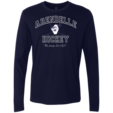 T-Shirts Midnight Navy / Small Arendelle University Men's Premium Long Sleeve