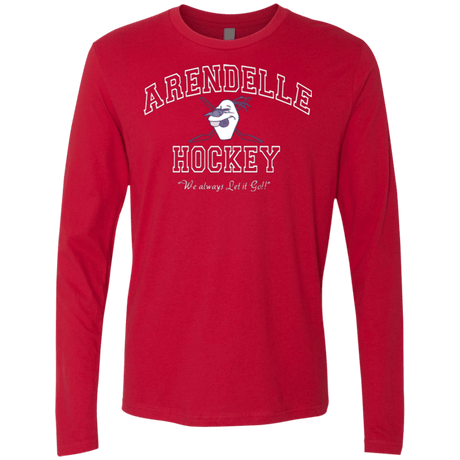 T-Shirts Red / Small Arendelle University Men's Premium Long Sleeve