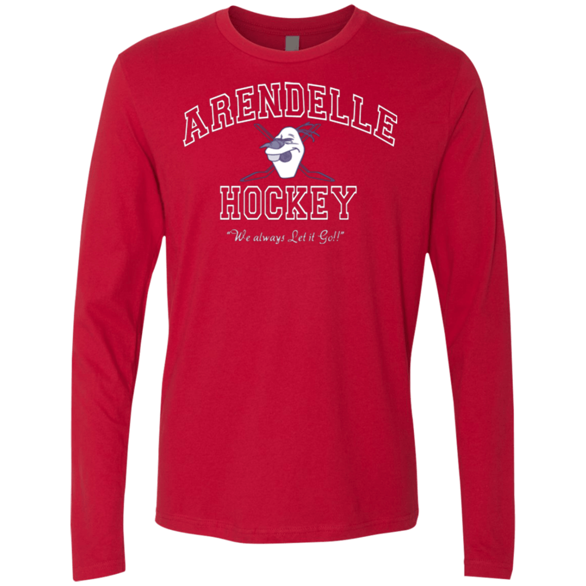 T-Shirts Red / Small Arendelle University Men's Premium Long Sleeve