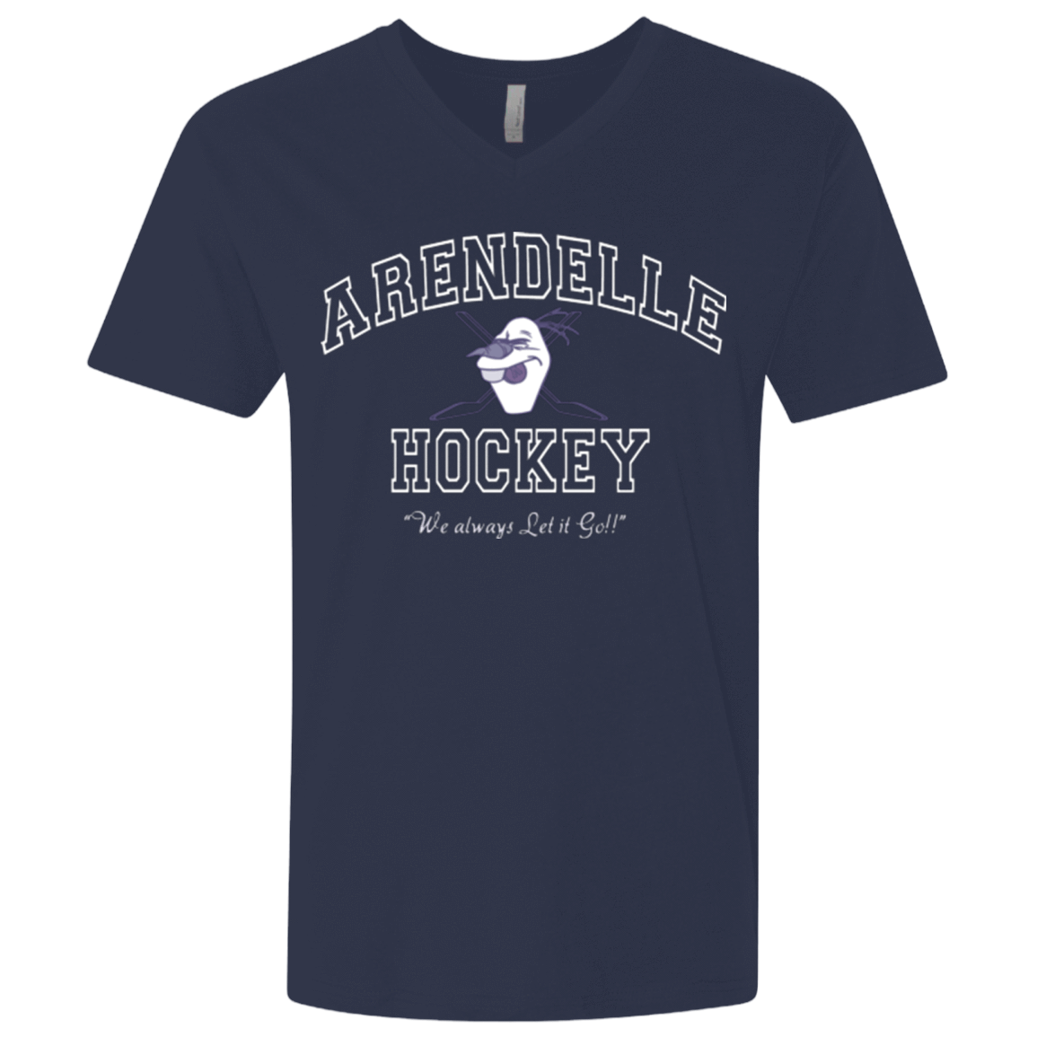 T-Shirts Midnight Navy / X-Small Arendelle University Men's Premium V-Neck