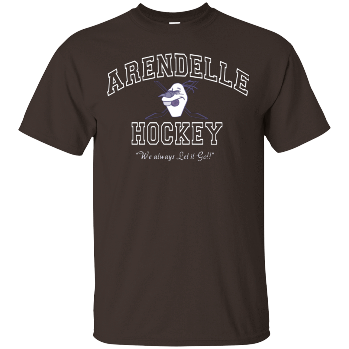 T-Shirts Dark Chocolate / Small Arendelle University T-Shirt