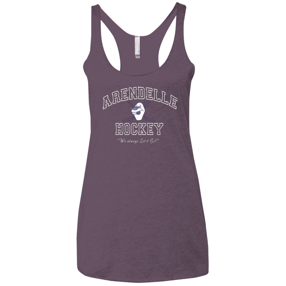 T-Shirts Vintage Purple / X-Small Arendelle University Women's Triblend Racerback Tank