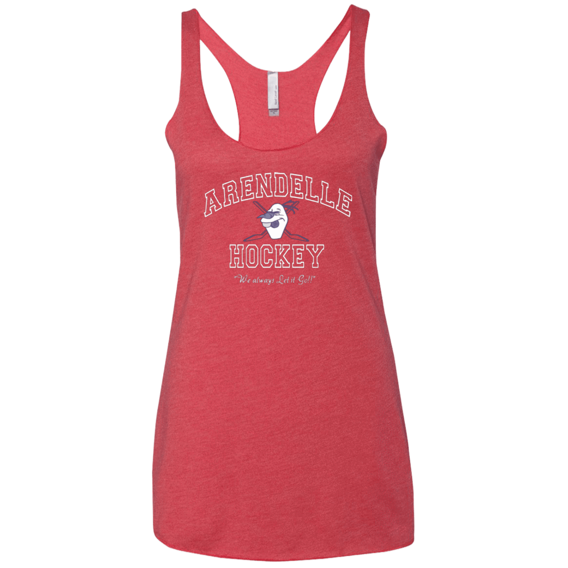 T-Shirts Vintage Red / X-Small Arendelle University Women's Triblend Racerback Tank