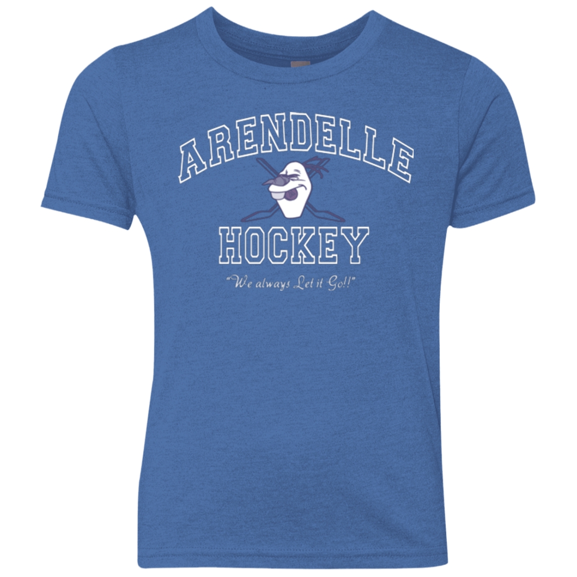 T-Shirts Vintage Royal / YXS Arendelle University Youth Triblend T-Shirt