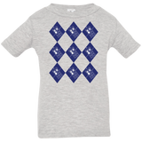 T-Shirts Heather Grey / 6 Months Argyle Tardis Infant Premium T-Shirt