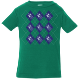 T-Shirts Kelly / 6 Months Argyle Tardis Infant Premium T-Shirt