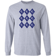 T-Shirts Sport Grey / S Argyle Tardis Men's Long Sleeve T-Shirt