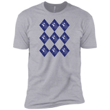 T-Shirts Heather Grey / X-Small Argyle Tardis Men's Premium T-Shirt