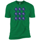 T-Shirts Kelly Green / X-Small Argyle Tardis Men's Premium T-Shirt