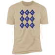 T-Shirts Sand / X-Small Argyle Tardis Men's Premium T-Shirt