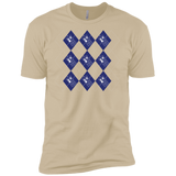 T-Shirts Sand / X-Small Argyle Tardis Men's Premium T-Shirt