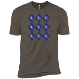 T-Shirts Warm Grey / X-Small Argyle Tardis Men's Premium T-Shirt