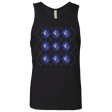 T-Shirts Black / S Argyle Tardis Men's Premium Tank Top