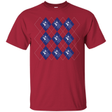 T-Shirts Cardinal / S Argyle Tardis T-Shirt
