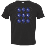 T-Shirts Black / 2T Argyle Tardis Toddler Premium T-Shirt