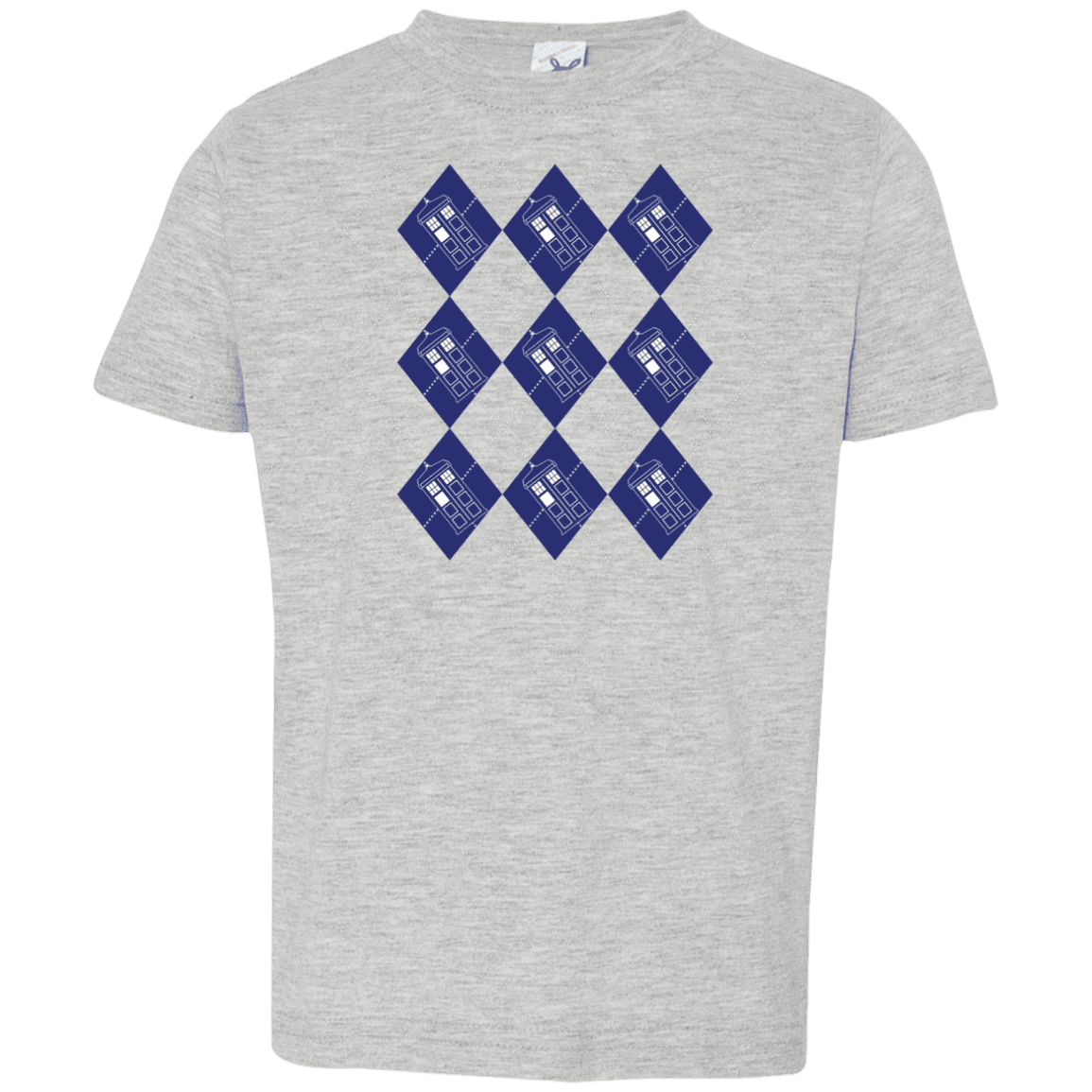 T-Shirts Heather Grey / 2T Argyle Tardis Toddler Premium T-Shirt