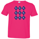 T-Shirts Hot Pink / 2T Argyle Tardis Toddler Premium T-Shirt