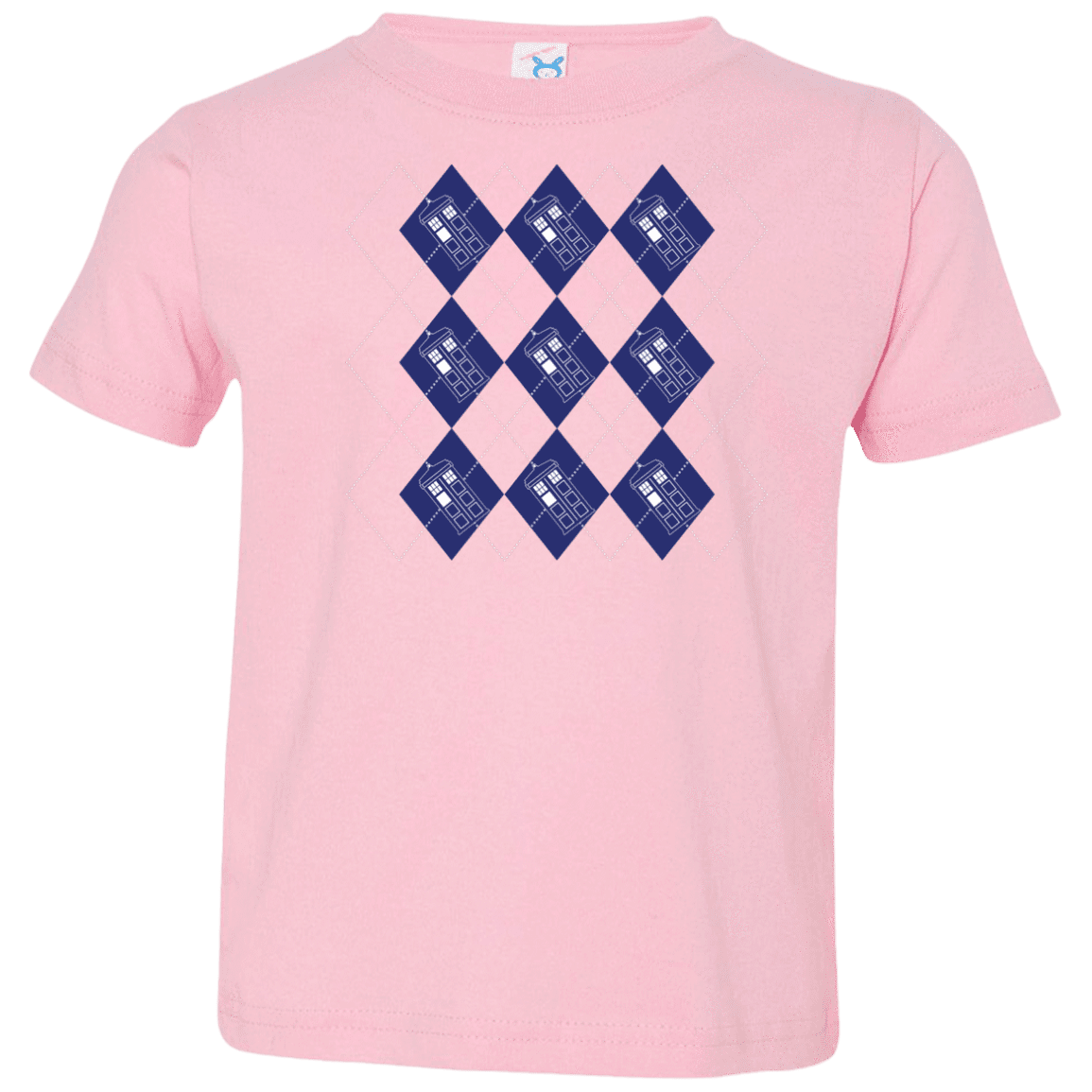 T-Shirts Pink / 2T Argyle Tardis Toddler Premium T-Shirt