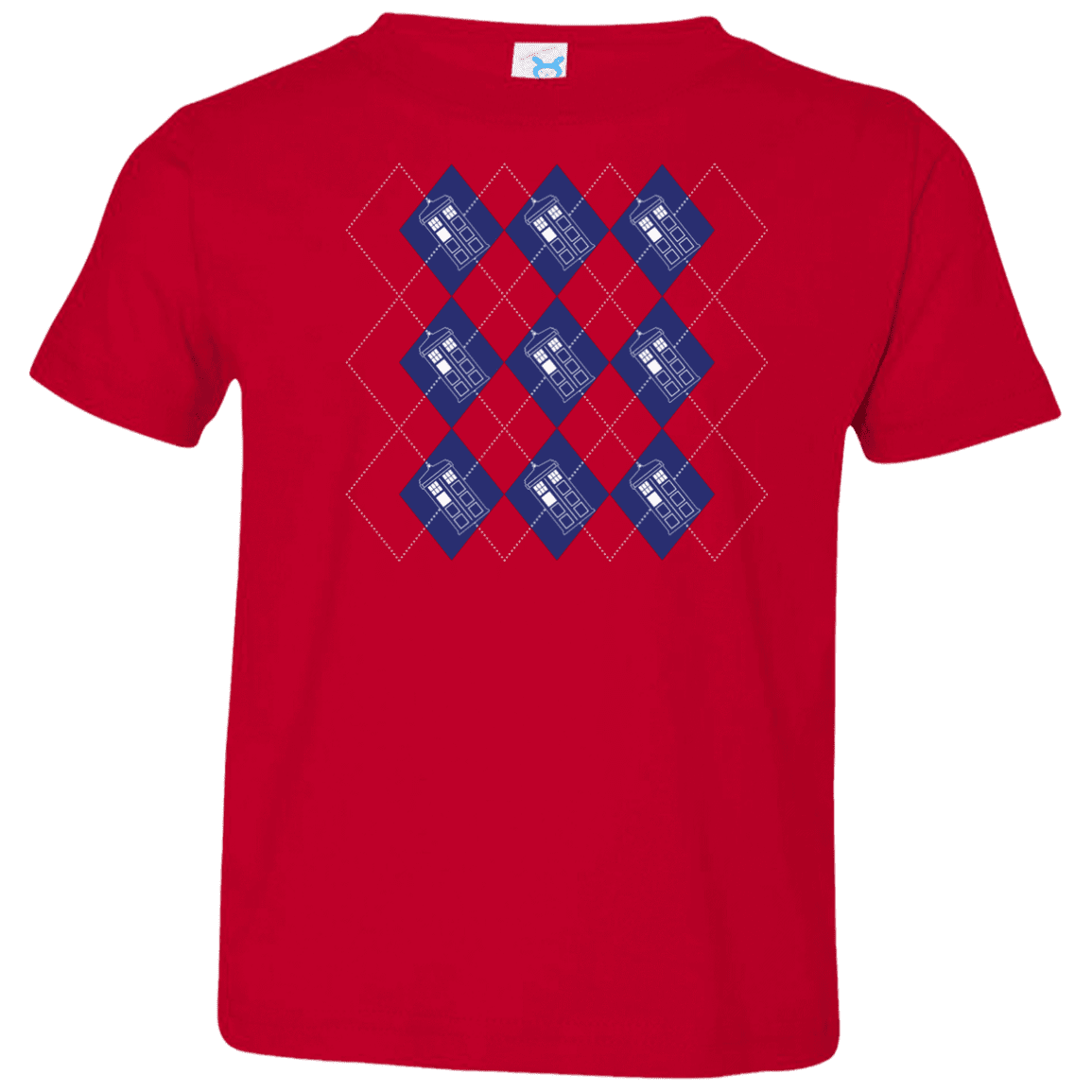 T-Shirts Red / 2T Argyle Tardis Toddler Premium T-Shirt