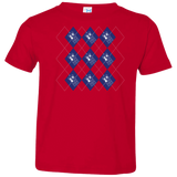 T-Shirts Red / 2T Argyle Tardis Toddler Premium T-Shirt