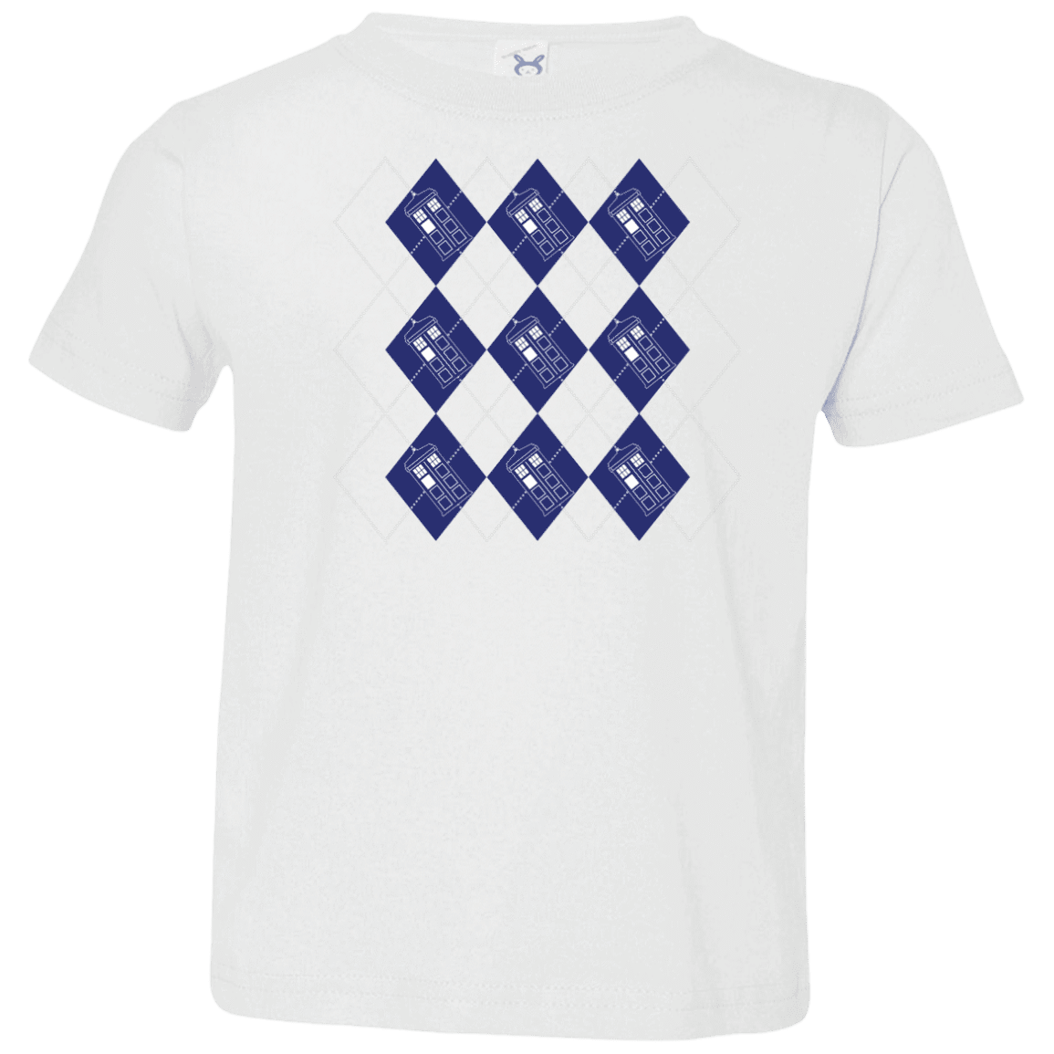 T-Shirts White / 2T Argyle Tardis Toddler Premium T-Shirt