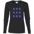 T-Shirts Black / S Argyle Tardis Women's Long Sleeve T-Shirt