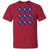 T-Shirts Cardinal / YXS Argyle Tardis Youth T-Shirt