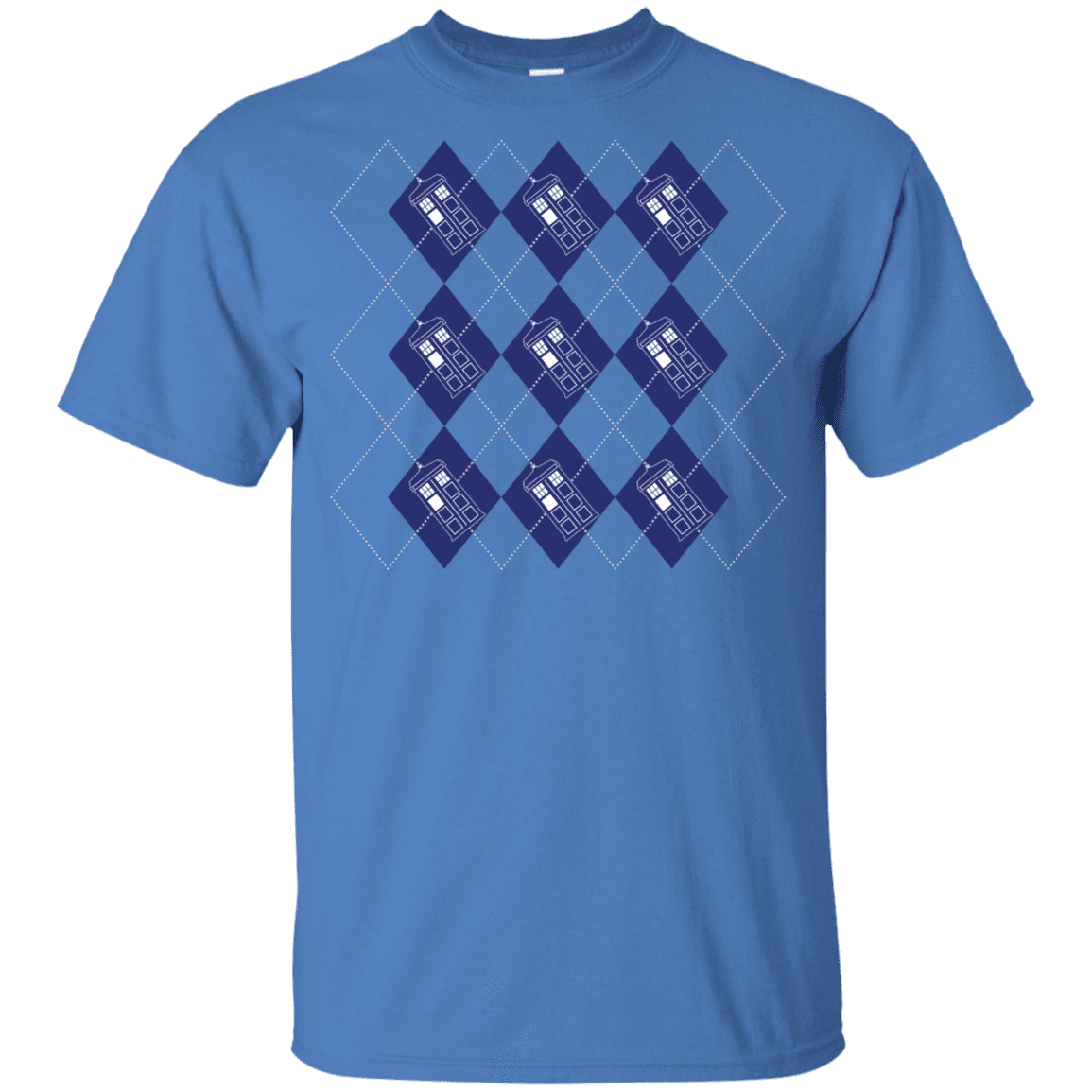 T-Shirts Iris / YXS Argyle Tardis Youth T-Shirt