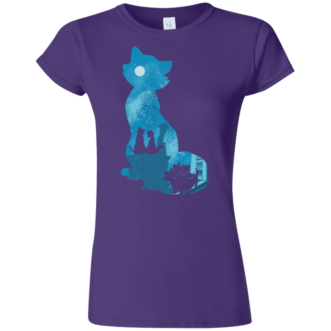 T-Shirts Purple / S Aristo Portrait Junior Slimmer-Fit T-Shirt