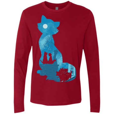 T-Shirts Cardinal / S Aristo Portrait Men's Premium Long Sleeve