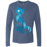 T-Shirts Indigo / S Aristo Portrait Men's Premium Long Sleeve