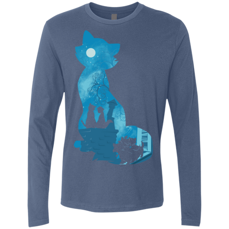 T-Shirts Indigo / S Aristo Portrait Men's Premium Long Sleeve