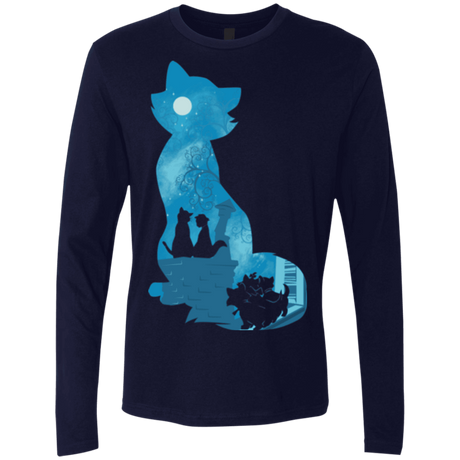 T-Shirts Midnight Navy / S Aristo Portrait Men's Premium Long Sleeve