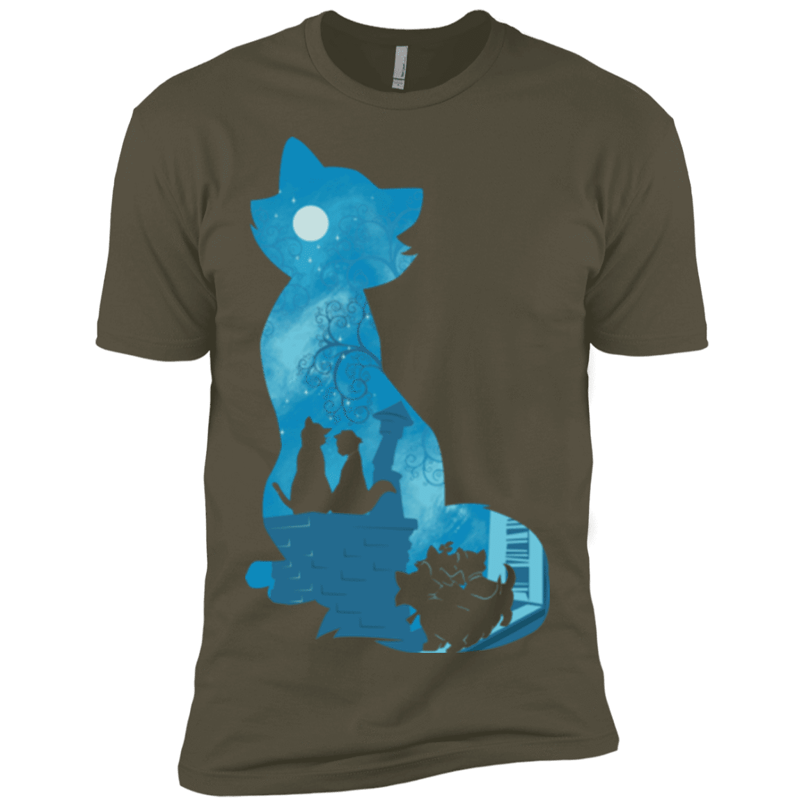 T-Shirts Military Green / X-Small Aristo Portrait Men's Premium T-Shirt