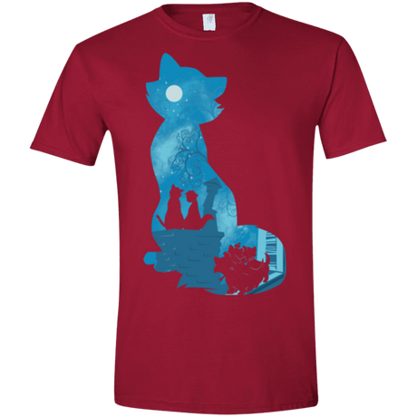 T-Shirts Cardinal Red / S Aristo Portrait Men's Semi-Fitted Softstyle