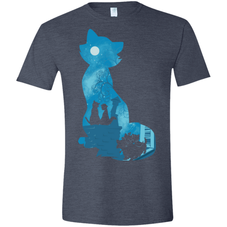 T-Shirts Heather Navy / S Aristo Portrait Men's Semi-Fitted Softstyle