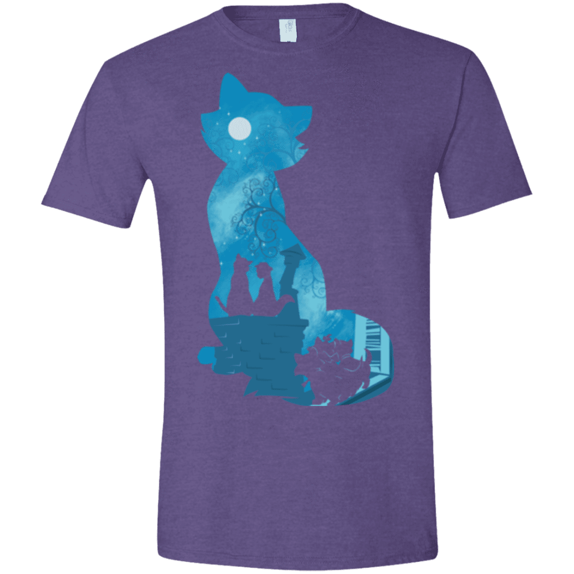 T-Shirts Heather Purple / S Aristo Portrait Men's Semi-Fitted Softstyle